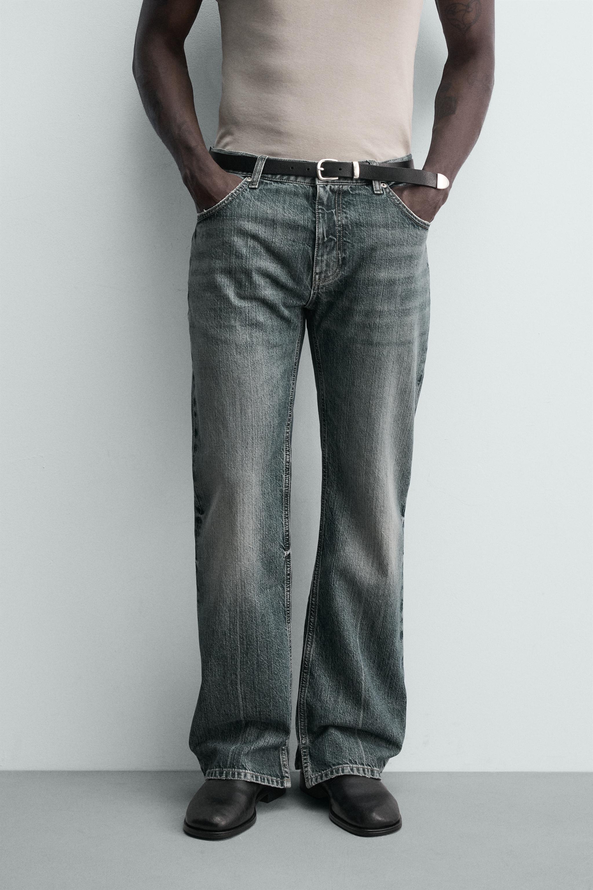 JEAN DROIT BOOTCUT À OUVERTURES